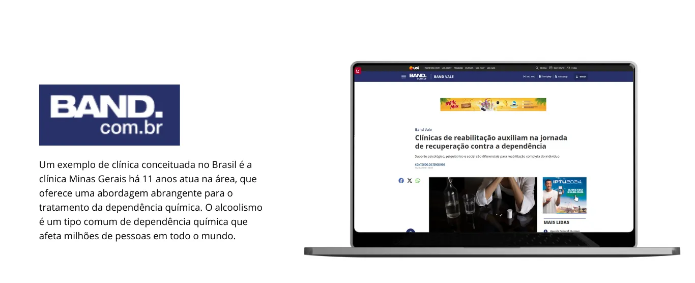 site importante band falando da clínica MG