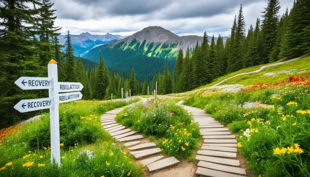 caminho para a recuperação