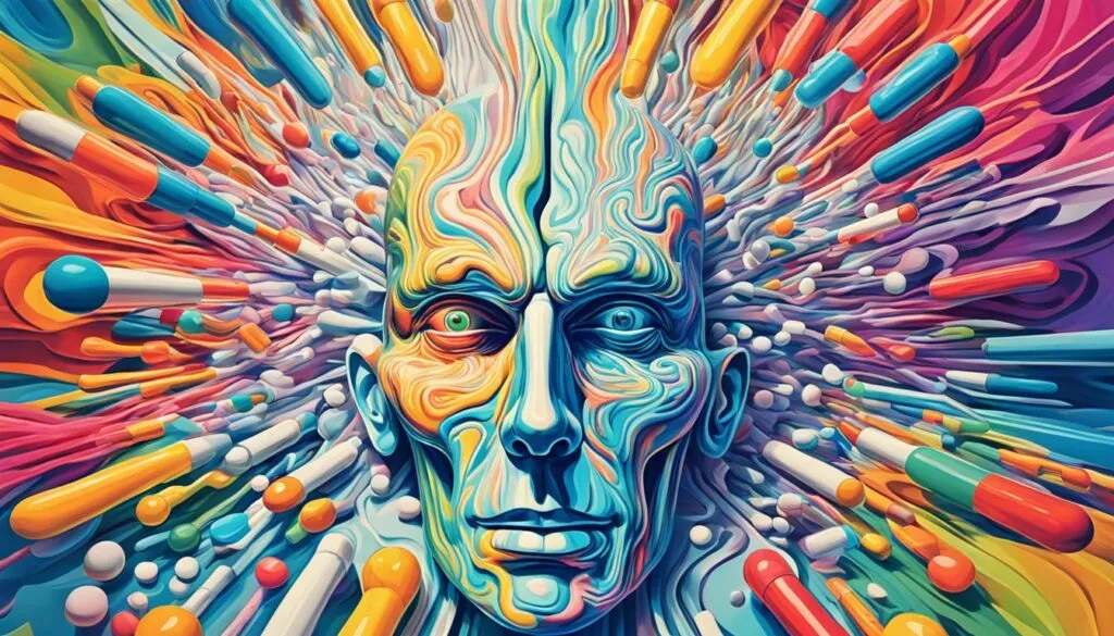 efeitos visuais das drogas